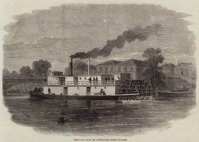 The Lady Daly, an Australian River Steamer by Edwin Weedon